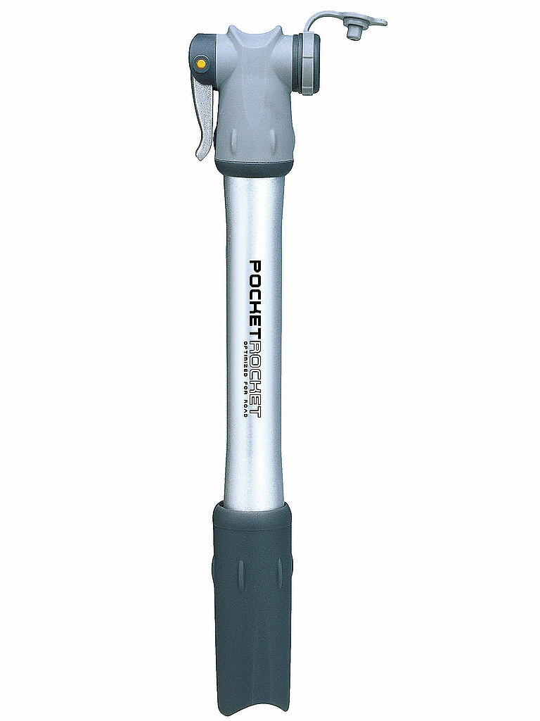 TOPEAK Minifahrradpumpe Pocket Rocket silber