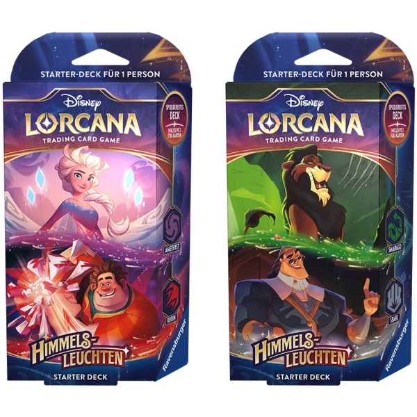 Disney Lorcana: Himmelsleuchten Starter Deck - Deutsch