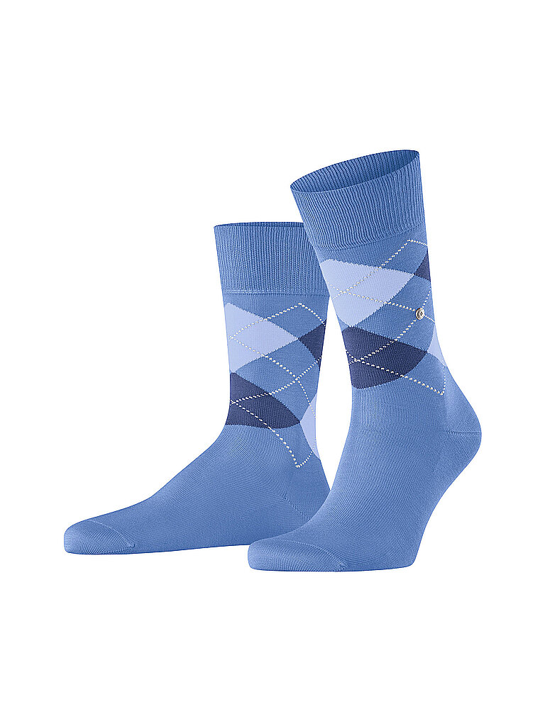 BURLINGTON Herren Socken MANCHESTER water blau | 40-46