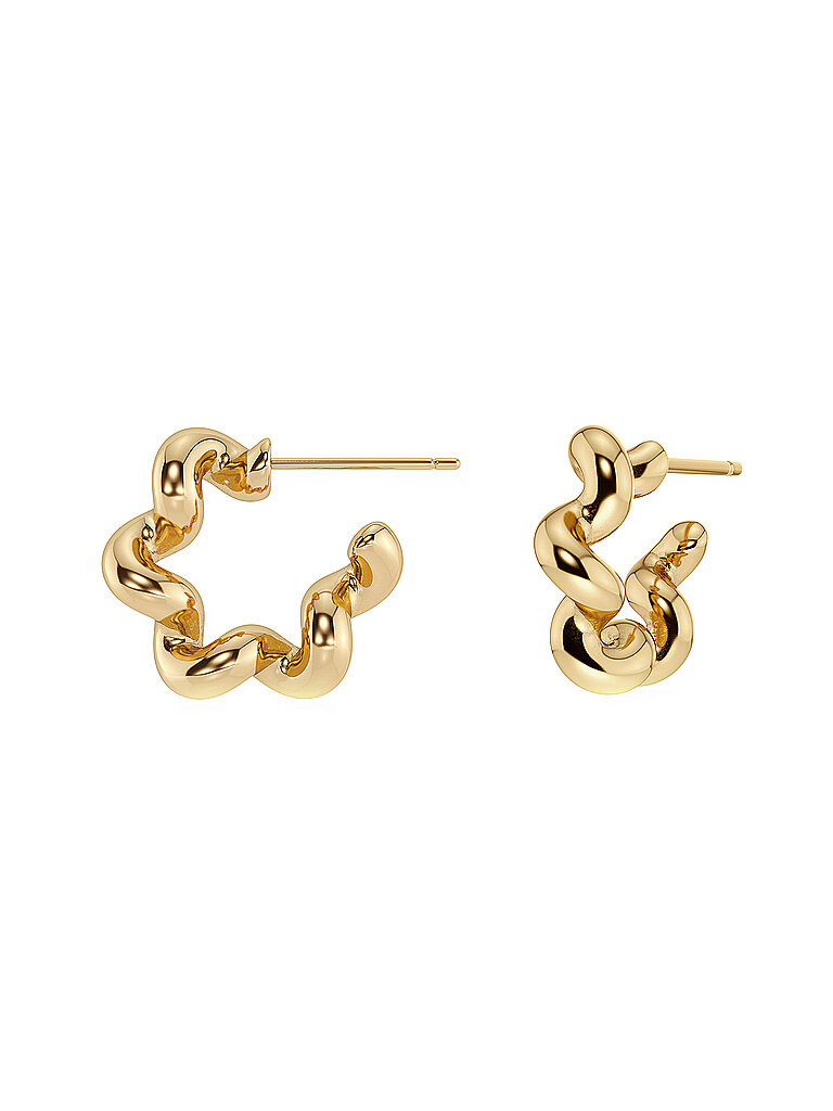 EDBLAD Ohrringe SPIRAL HOOPS Small Gold gold
