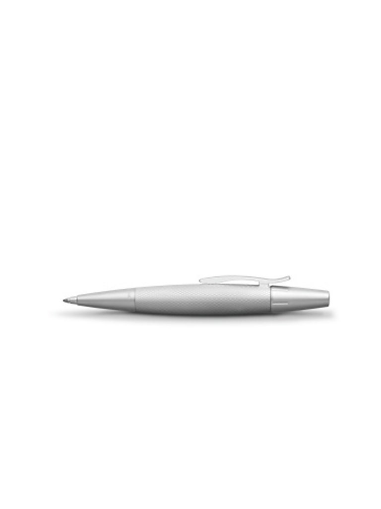 FABER-CASTELL Drehkugelschreiber e-motion pure (Silver) silber