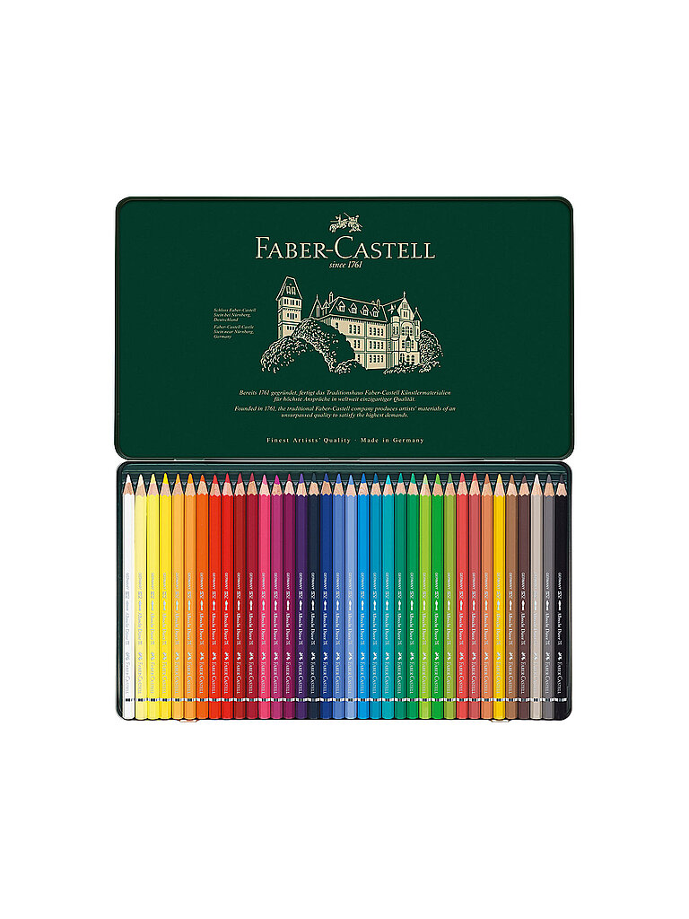 FABER-CASTELL Albrecht Dürer Aquarellstift 36er Metalletui dunkelgrün