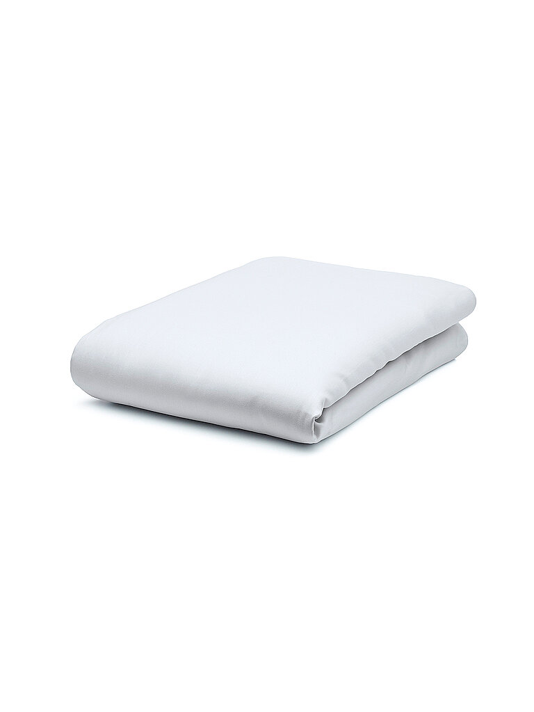 FLEURESSE Satin Spannleintuch Royal Uni 90x200cm Silber silber