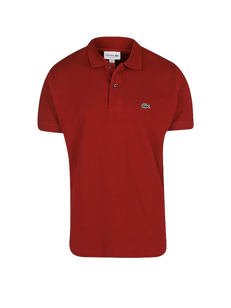 LACOSTE Poloshirt Classic Fit L1212 dunkelrot | XS