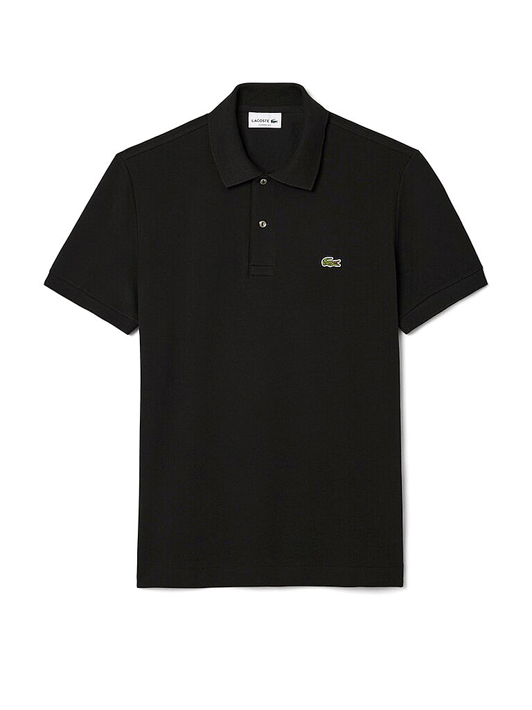 LACOSTE Poloshirt  schwarz | XS
