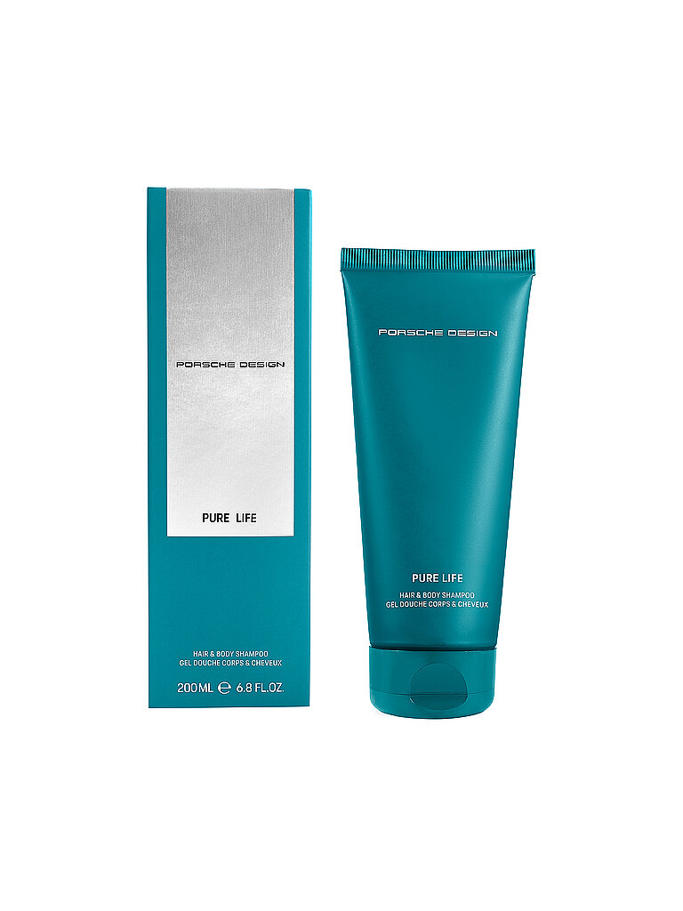 PORSCHE DESIGN PURE LIFE Hair & Body Shampoo 200ml