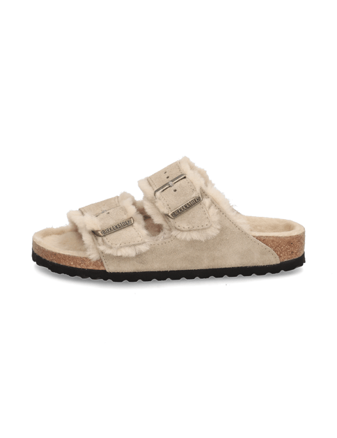 Birkenstock Arizona Shearling LEVE Taupe LAF