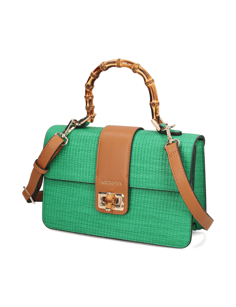 Lazzarini Lederimitat Tasche